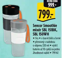 Albert Sencor Smoothie mixér SBL 151BK, SBL 150WH nabídka