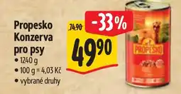 Albert Propesko Konzerva pro psy nabídka