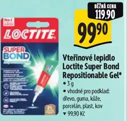 Albert Vteřinové lepidlo Loctite Super Bond Repositionable Gel nabídka