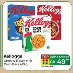 Tamda Foods Kelloggs Cereals Tresor Milk Coco Bars 410 g nabídka