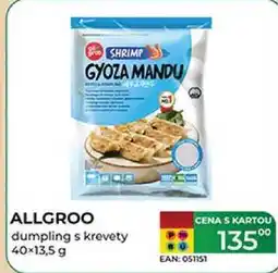 Tamda Foods ALLGROO dumpling s krevety 40×13,5 g nabídka