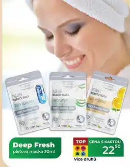Tamda Foods Deep Fresh pleťová maska 30ml nabídka