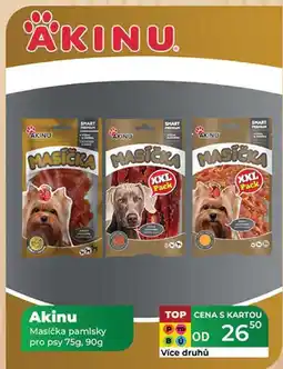 Tamda Foods Akinu Masička pamlsky pro psy 75g, 90g nabídka