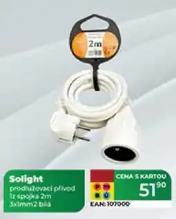 Tamda Foods Solight prodlužovaci privod 1z spojka 2m 3x1mm2 bílá 2m nabídka