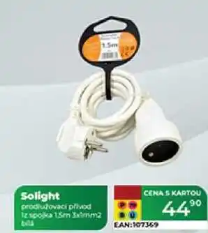 Tamda Foods Solight prodlužovaci privod tz spojka 1,5m 3x1mm2 nabídka