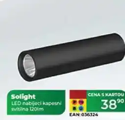 Tamda Foods Solight LED nabijeci kapesni svitilna 120lm nabídka