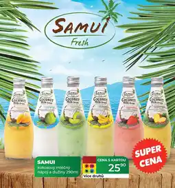 Tamda Foods SAMUI kokosový mléčný nápoj a dužiny 290ml nabídka