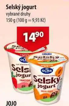 CBA Selský jogurt, 150 g nabídka