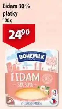 CBA Eidam 30% plátky, 100 g nabídka