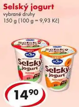 CBA Selský jogurt, 150 g nabídka