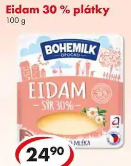 CBA Eidam 30% plátky, 100 g nabídka