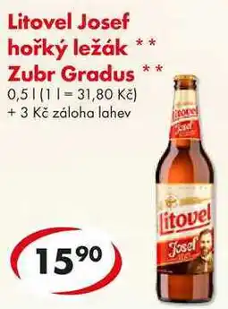 CBA Litovel Josef hořký ležák, 0,5 l nabídka
