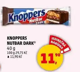 Penny Market KNOPPERS NUTBAR DARK, 40 g nabídka