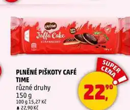 Penny Market PLNĚNÉ PIŠKOTY CAFÉ TIME různé druhy, 150 g nabídka