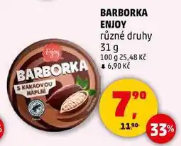 Penny Market BARBORKA ENJOY různé druhy, 31 g nabídka