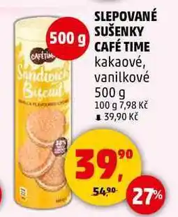Penny Market SLEPOVANÉ SUŠENKY CAFÉ TIME kakaové, vanilkové, 500 g nabídka
