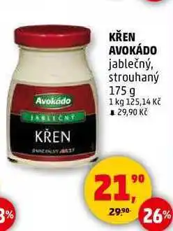 Penny Market Avokádo KŘEN jablečný, strouhaný, 175 g nabídka