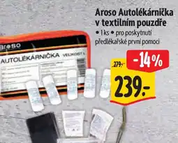 Albert Aroso Autolékárnička v textilním pouzdře nabídka