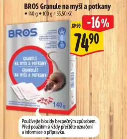 Albert BROS Granule na myši a potkany nabídka