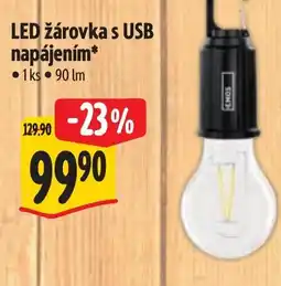 Albert LED žárovka s USB napájením nabídka