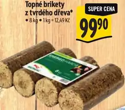 Albert Topné brikety z tvrdého dřeva nabídka