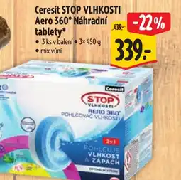 Albert Ceresit STOP VLHKOSTI Aero 360° Náhradní tablety nabídka