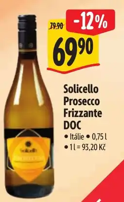 Albert Solicello Prosecco Frizzante DOC nabídka