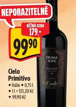 Albert Cielo Primitivo nabídka