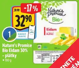 Albert Nature's Promise Bio Eidam 30% - plátky nabídka