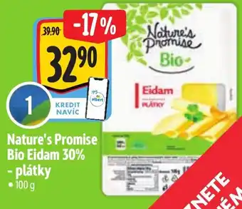 Albert Nature's Promise Bio Eidam 30% - plátky nabídka