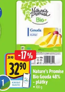 Albert Nature's Promise Bio Gouda 48% - plátky nabídka