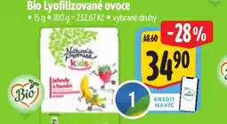 Albert Bio Lyofilizované ovoce nabídka