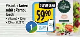 Albert Pikantní kuřecí salát s černou fazolí nabídka