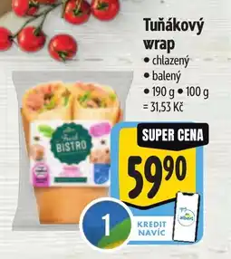 Albert Tuňákový wrap nabídka