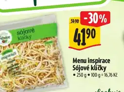Albert Menu inspirace Sójové klíčky nabídka