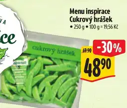 Albert Menu inspirace Cukrový hrášek nabídka