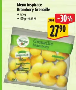 Albert Menu inspirace Brambory Grenaille nabídka