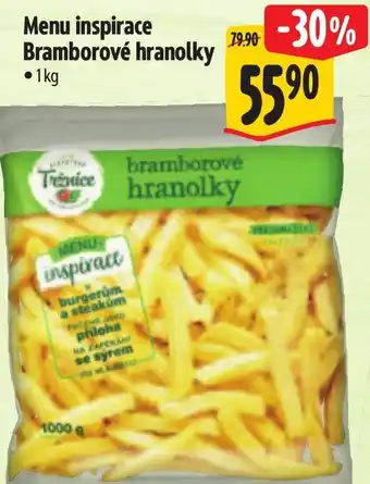 Albert Menu inspirace Bramborové hranolky nabídka