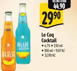 Albert Le Coq Cocktail nabídka