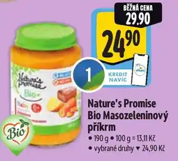 Albert Nature's Promise Bio Masozeleninový příkrm nabídka