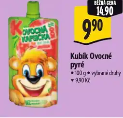 Albert Kubík Ovocné pyré nabídka