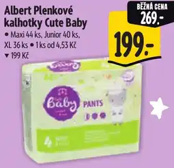 Albert Albert Plenkové kalhotky Cute Baby nabídka