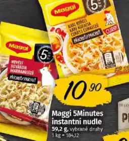 COOP TIP Maggi 5Minutes instantní nudle nabídka
