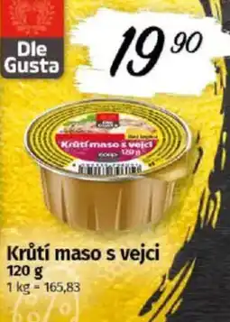 COOP TIP Krůtí maso s vejci nabídka