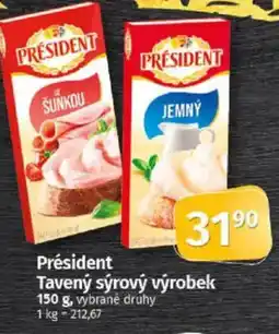 COOP TIP Président Tavený sýrový výrobek nabídka