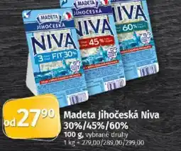 COOP TIP Madeta Jihočeská Niva nabídka
