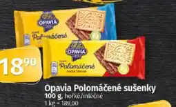 COOP TIP Opavia Polomáčené sušenky nabídka