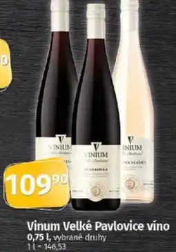 COOP TIP Vinum Velké Pavlovice víno nabídka