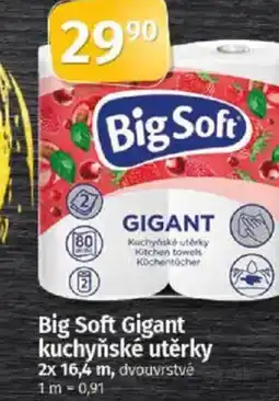 COOP TIP Big Soft Gigant kuchyňské utěrky nabídka