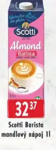 Astur&Qanto Scotti Barista mandlový nápoj nabídka